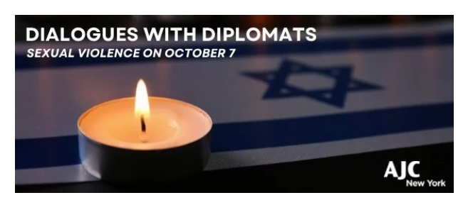 Bulgarian Consul General in New York Joins AJC’s “Dialogues with Diplomats” on Sexual Violence During October 7th Attacks